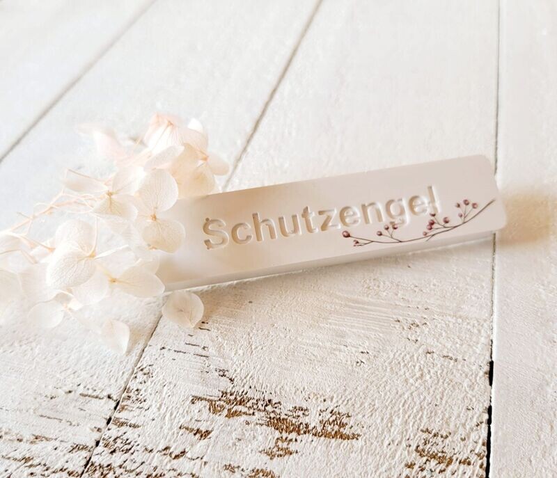 Silikon - Gießform - Etiketten /Anhänger - Silikon - Gießform - Etiketten /Anhänger - "SCHUTZENGEL"