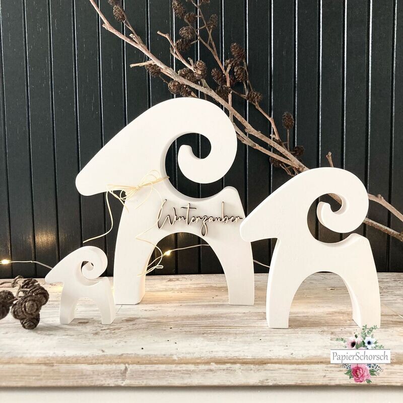 Silikon - Gießform - Julbock in 3 Grössen♥ Silikon - Gießform - Julbock in 3 Grössen♥