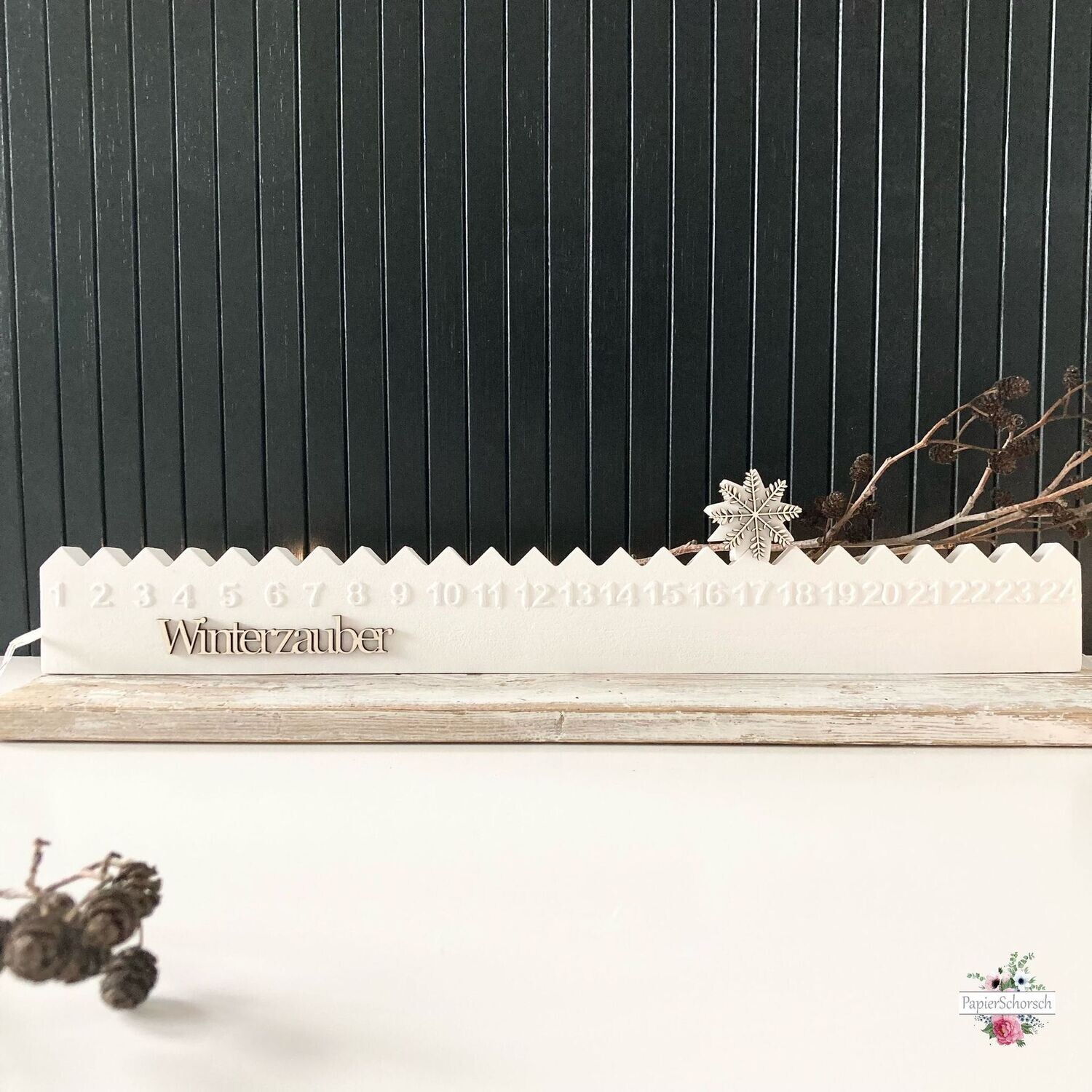 Silikon- - Gießform - Adventskalender – mit und ohne Zahlen