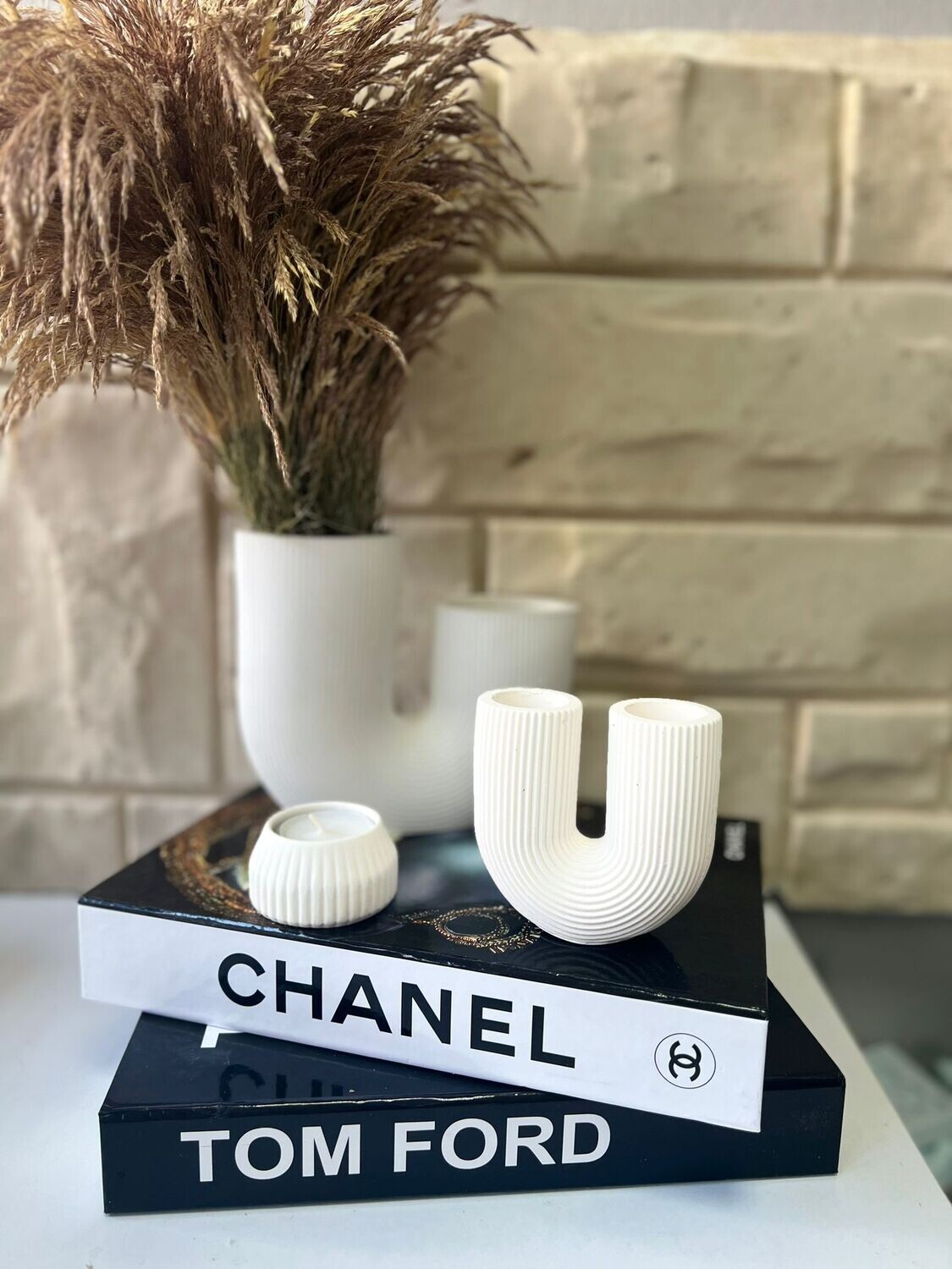 Silikon - Gießform - Blumenvase U Form – 2 Varianten