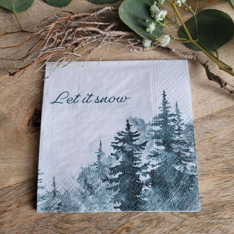 Serviette♥Let it snow♥