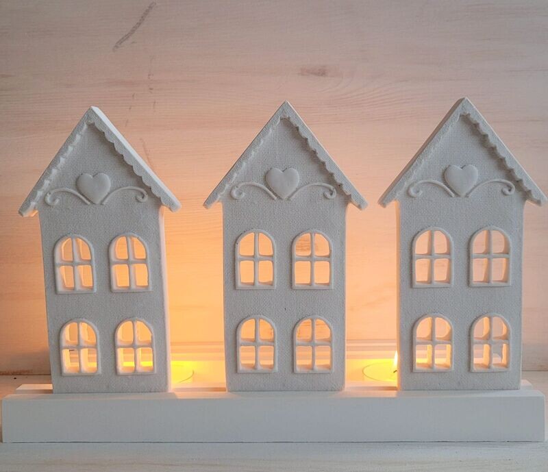 Silikon - Gießform - Tolles Haus für Steckleiste Silikon - Gießform - Tolles Haus für Steckleiste