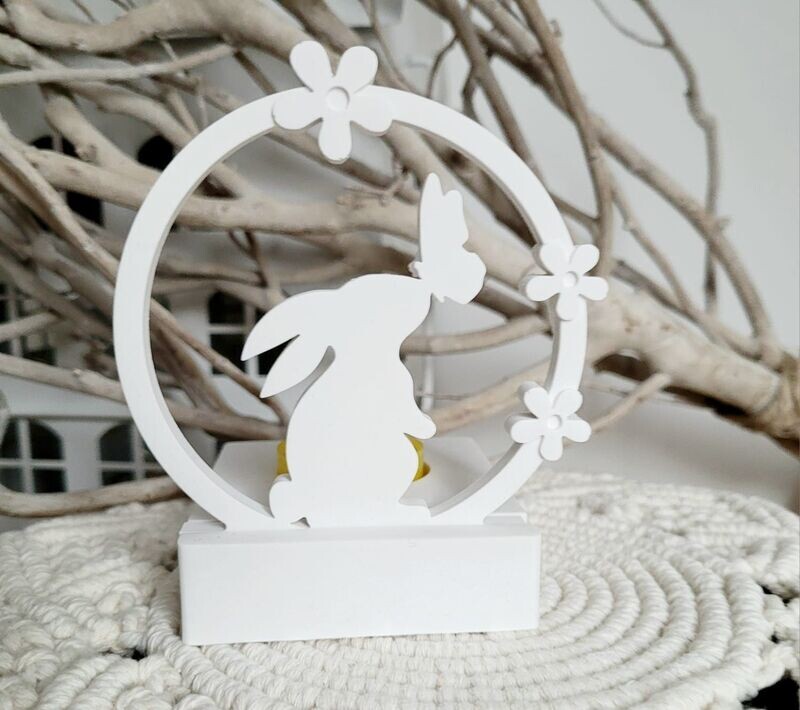 Silikon - Gießform - Osterhase im Ring für Steckleisten Silikon - Gießform - Osterhase im Ring für Steckleisten