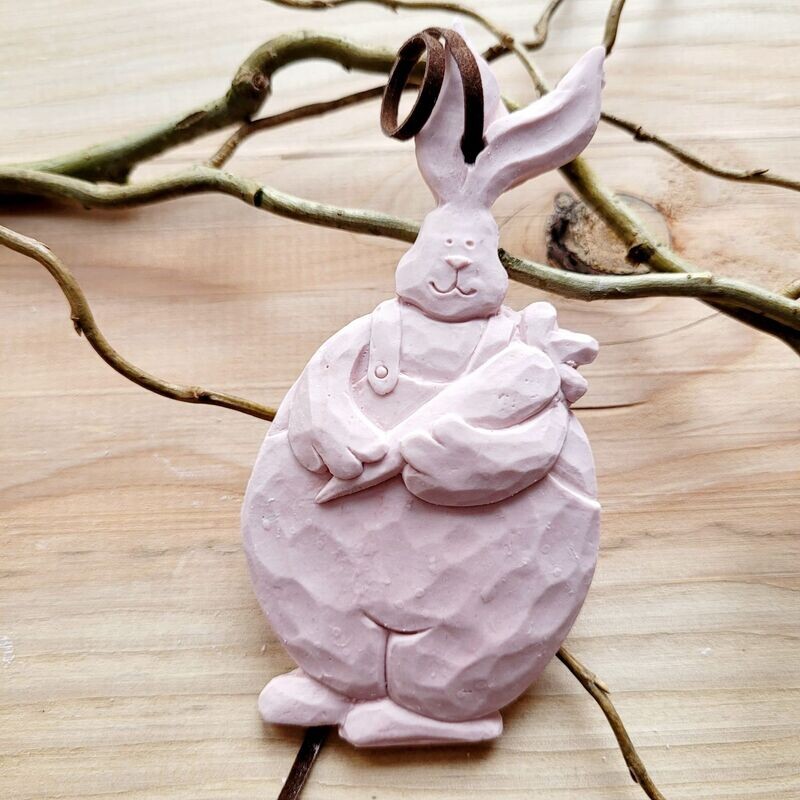 Silikon - Gießform - Hase Herr Carl/Origami Silikon - Gießform - Hase Herr Carl/Origami