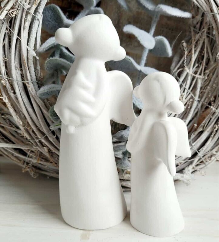 Silikon - Gießform - Puristische Engel in 2 Größen Silikon - Gießform - Puristische Engel in 2 Größen