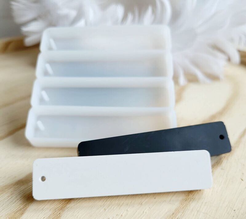 Silikon-Gießform - Etiketten /Anhänger - Silikon-Gießform - Etiketten /Anhänger - "BLANKO" im 4er SET