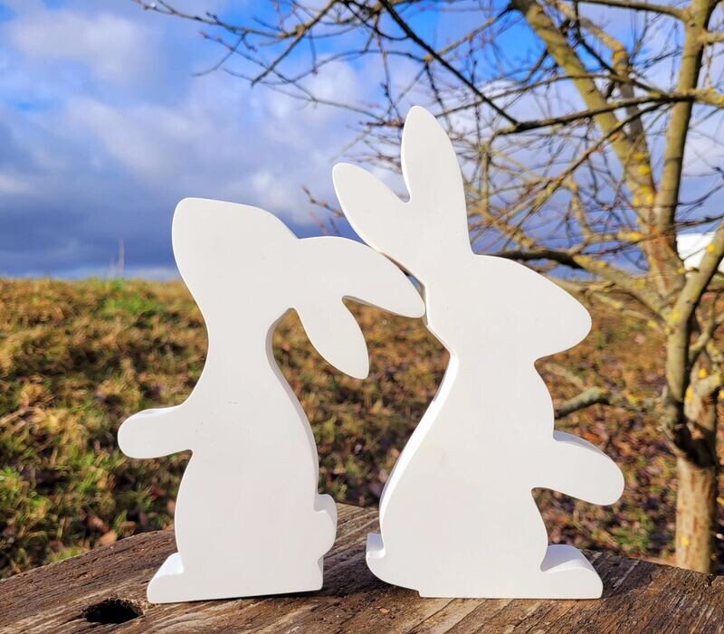 Silikon - Gießform - OSTERHASE mit Öffnung für ein Reagenzglas mit 1,6 cm Durchmesser