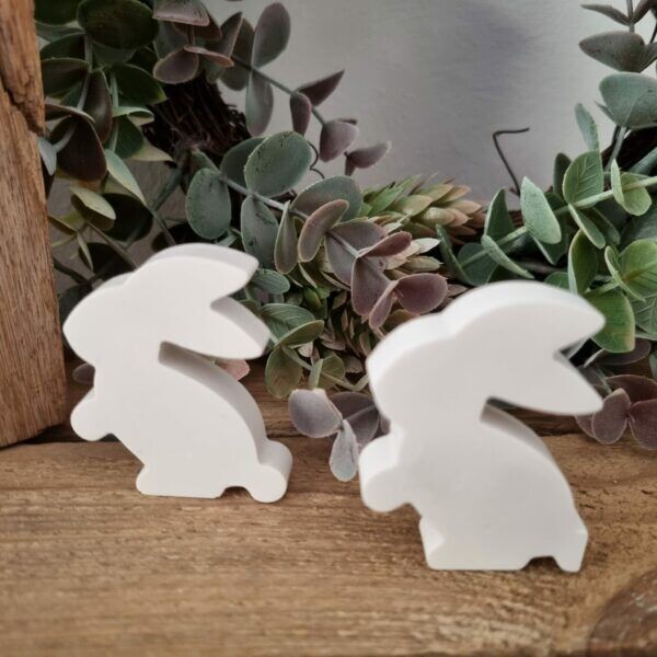 Silikon-Gießform - Mini „Springhase“ im 4er Set Silikon-Gießform - Mini „Springhase“ im 4er Set