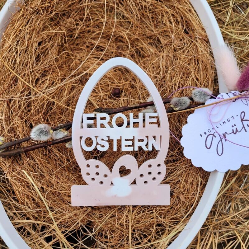 Silikon-Gießform - Frohe Ostern für Steckleisten Silikon-Gießform - Frohe Ostern für Steckleisten