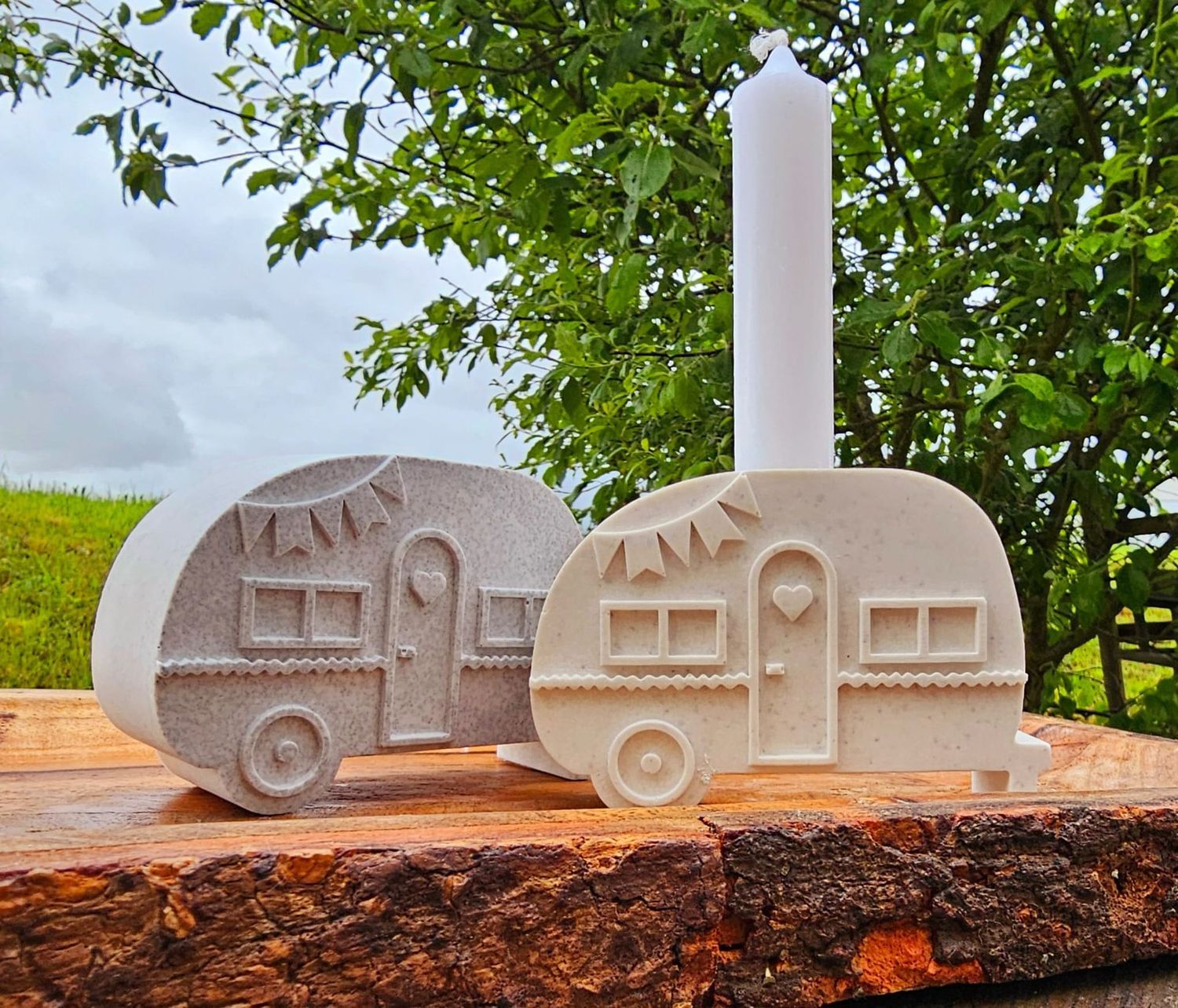 Silikon - Gießform - Kerzenhalter CAMPER