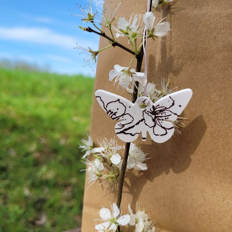 Silikon - Gießform - Anhänger Schmetterling 3er Form Silikon - Gießform - Anhänger Schmetterling 3er Form