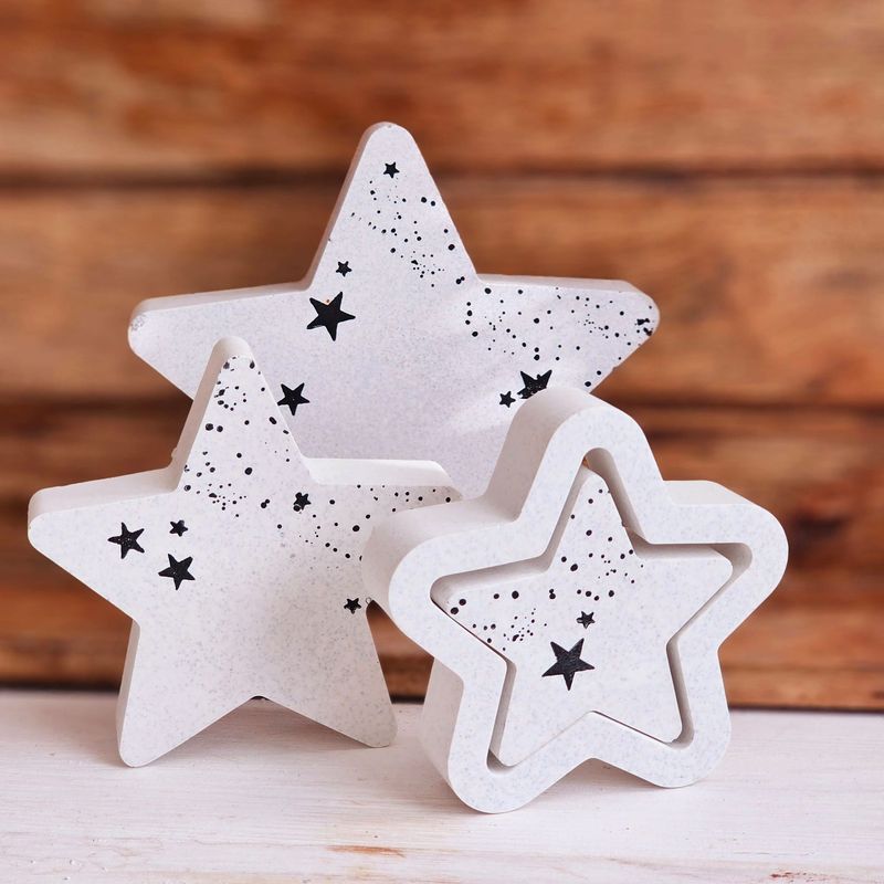 Silikon - Gießform - Sterne in 2 Varianten Silikon - Gießform - Sterne in 2 Varianten