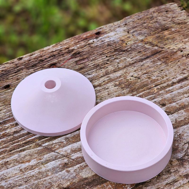 Silikonform Windlichthalter 2teilige Form/Lichtdeko/DIY/Gießform Silikonform Windlichthalter 2teilige Form/Lichtdeko/DIY/Gießform