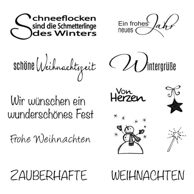 RAYHER - Clear Stamps -Schneeflocken des Winters RAYHER - Clear Stamps -Schneeflocken des Winters