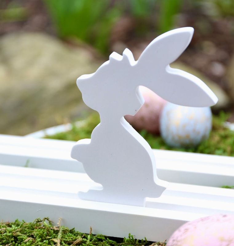 Silikon - Gießform - Hüpfender Hase für Steckleiste Silikon - Gießform - Hüpfender Hase für Steckleiste
