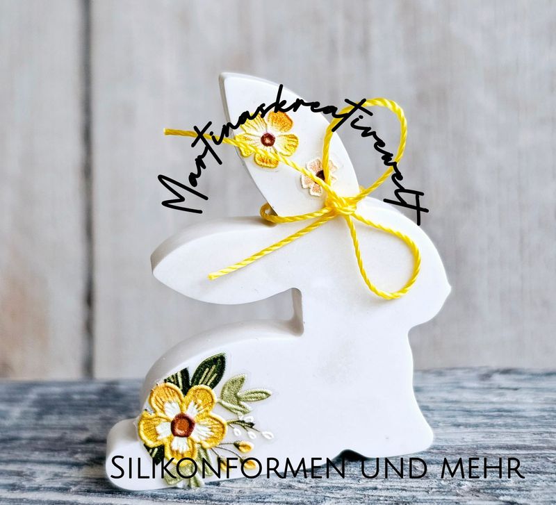 Silikon - Gießform - Mini Silikon - Gießform - Mini "Hasi" im 4er Set