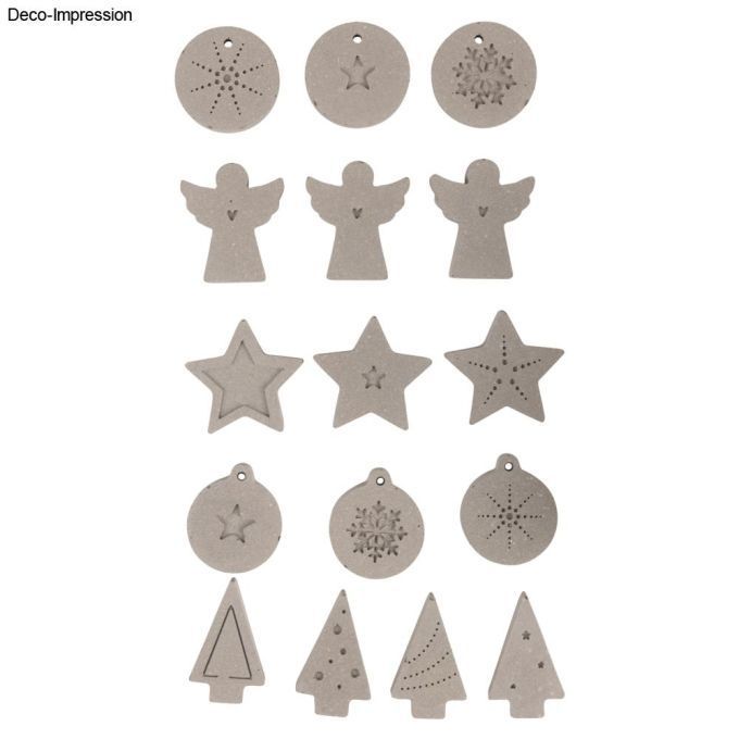 Silikon-Gießform - RAYHER - Mini Dekoformen XMAS Silikon-Gießform - RAYHER - Mini Dekoformen XMAS