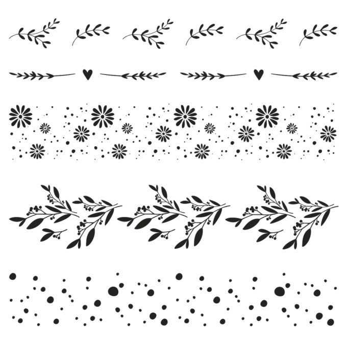 RAYHER - Clear Stamps - Blumenmotive RAYHER - Clear Stamps - Blumenmotive