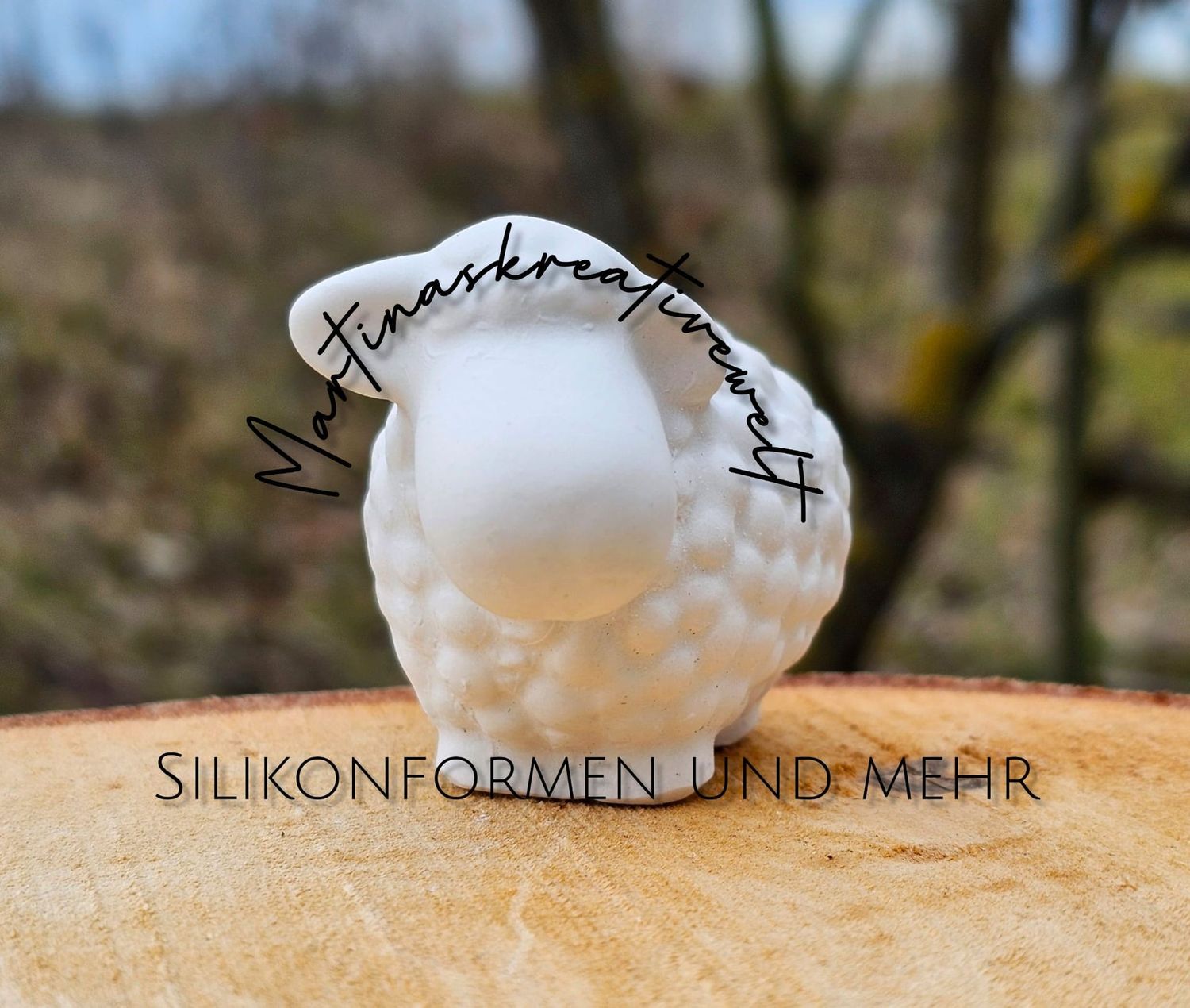 Silikon - Gießform - Schafe in 2 Größen