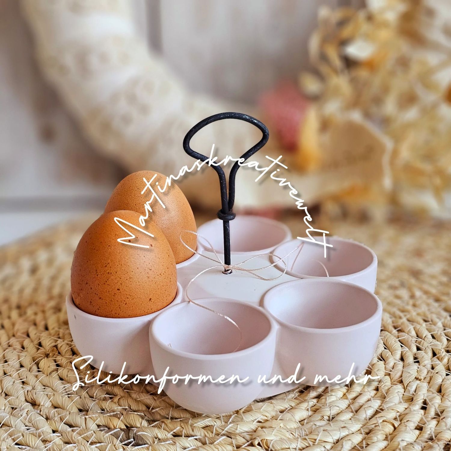 ​Silikon - Gießform - Eier – Ständer – Teelichthalter