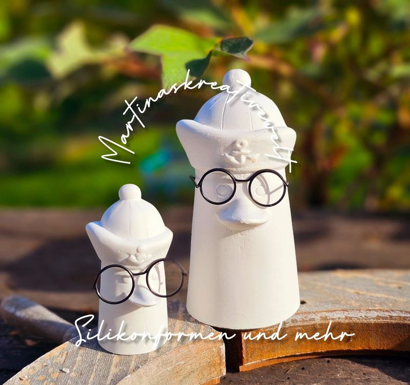 Silikon - Gießform - Möwe Finn mit Mütze in 2 Größen / NEU kleine Möwe Silikon - Gießform - Möwe Finn mit Mütze in 2 Größen / NEU kleine Möwe