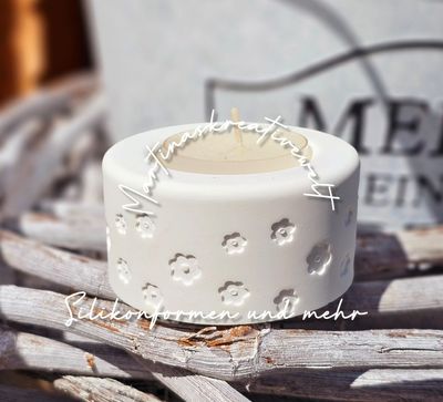 Silikonform - Gießform - Österliche Kerzenhalter – Ostern – für Teelichter