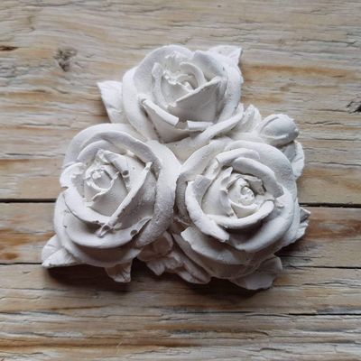 Silikon-Gießform – Blüten – Blumen – Rosenblüten – Rosenbouquet