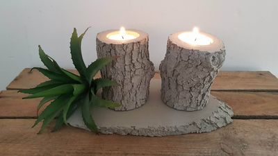 Silikon-Gießform – Tablett Holzoptik