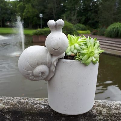 Silikon – Gießform – Topfhänger – Schnecke Ursula ♥