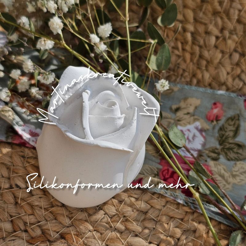 Silikon - Gießform - Schöne ROSE Silikon - Gießform - Schöne ROSE