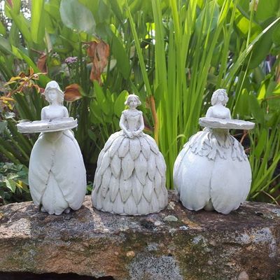 Silikon - Gießform - Blumenfrauen – Dekofigur