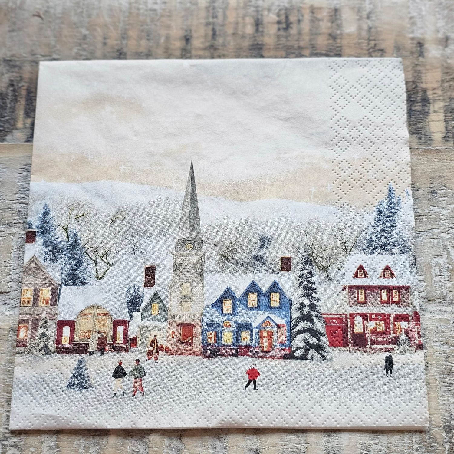 Serviette♥Winterdorf♥