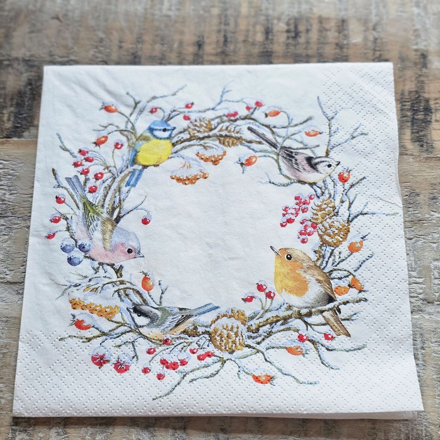 Serviette♥Vögelchen Trio♥
