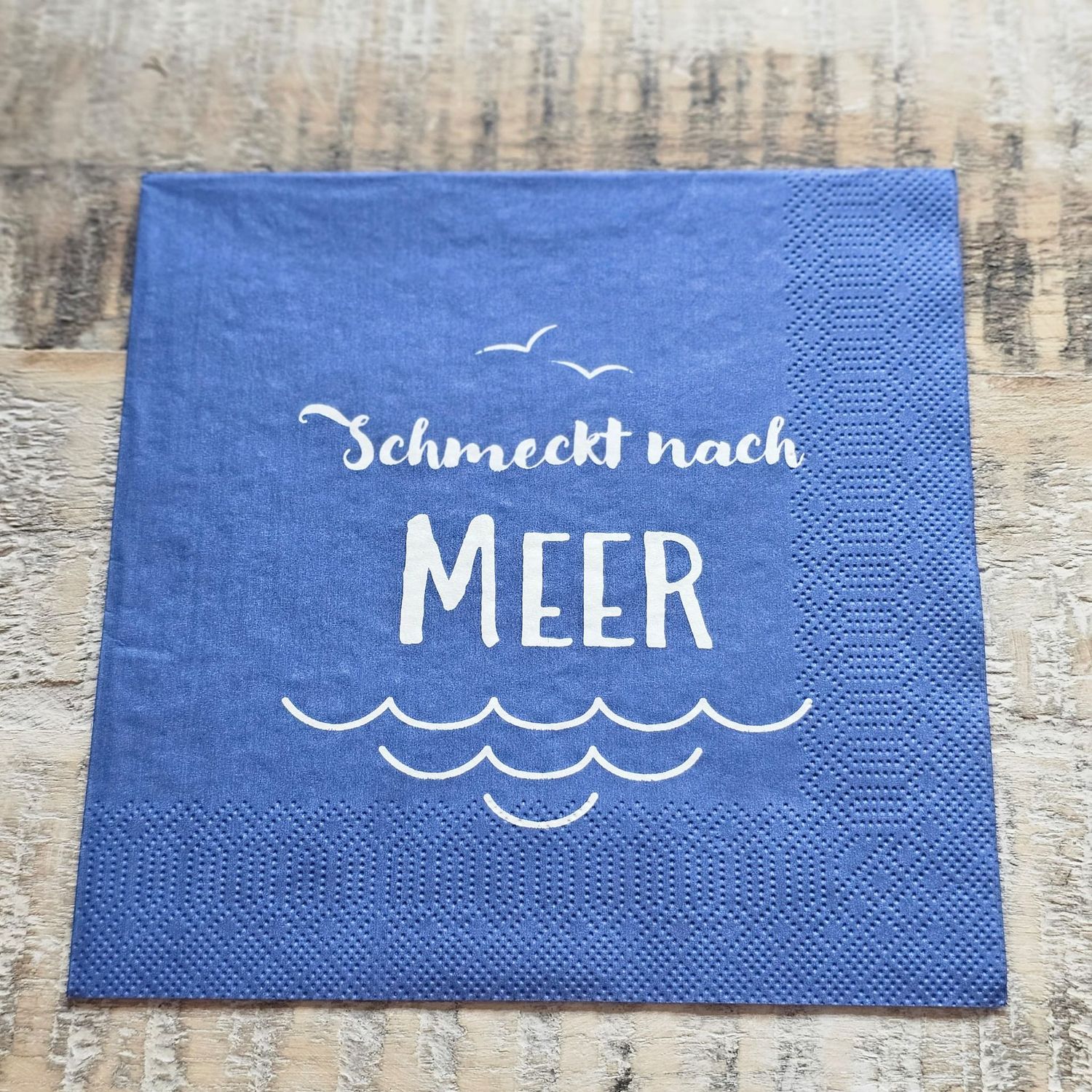 Serviette♥Schmeckt nach Meer♥Maritim