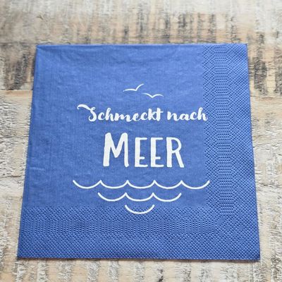 Serviette♥Schmeckt nach Meer♥Maritim