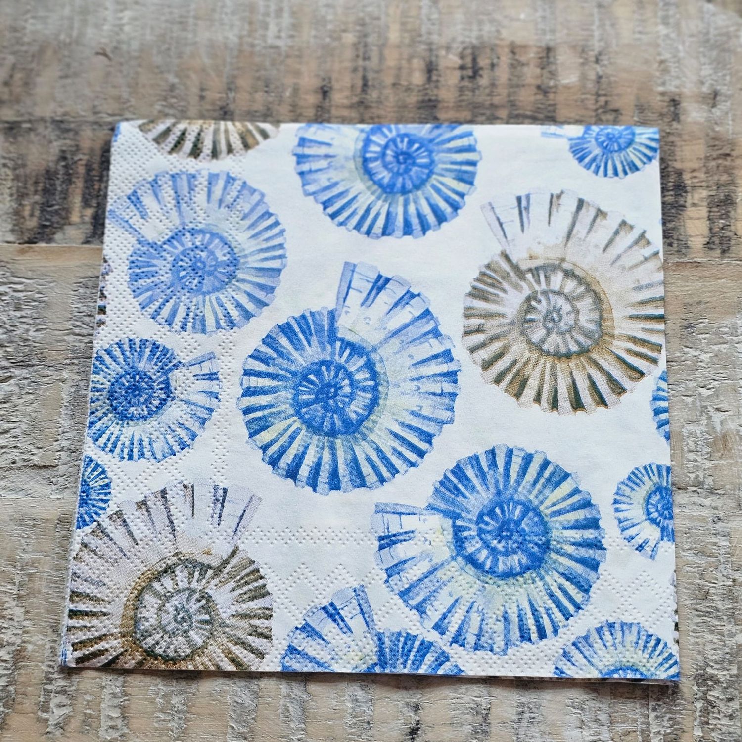 Serviette♥Ammoniten♥Maritim