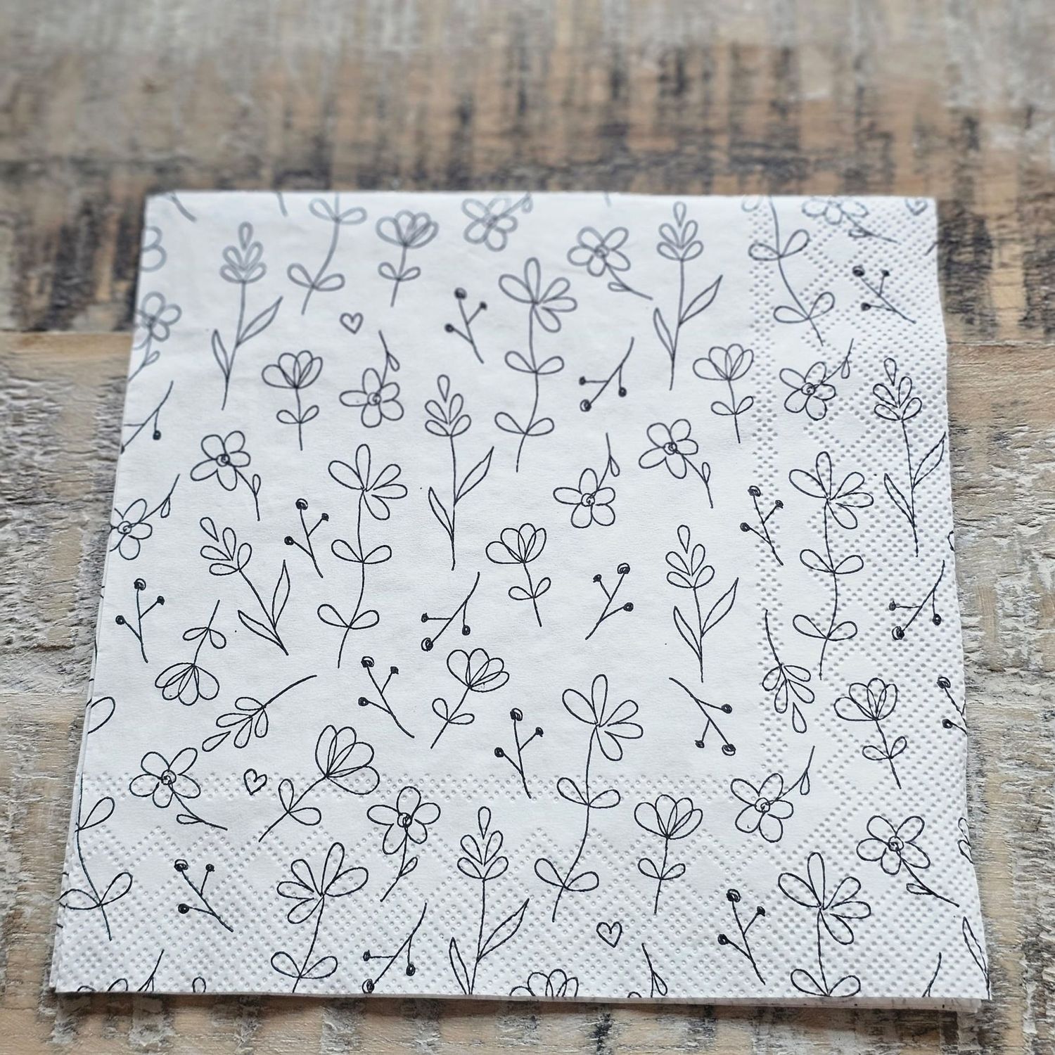 Serviette♥Blümchen ♥