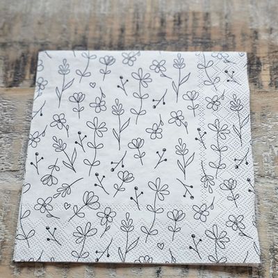 Serviette♥Blümchen ♥