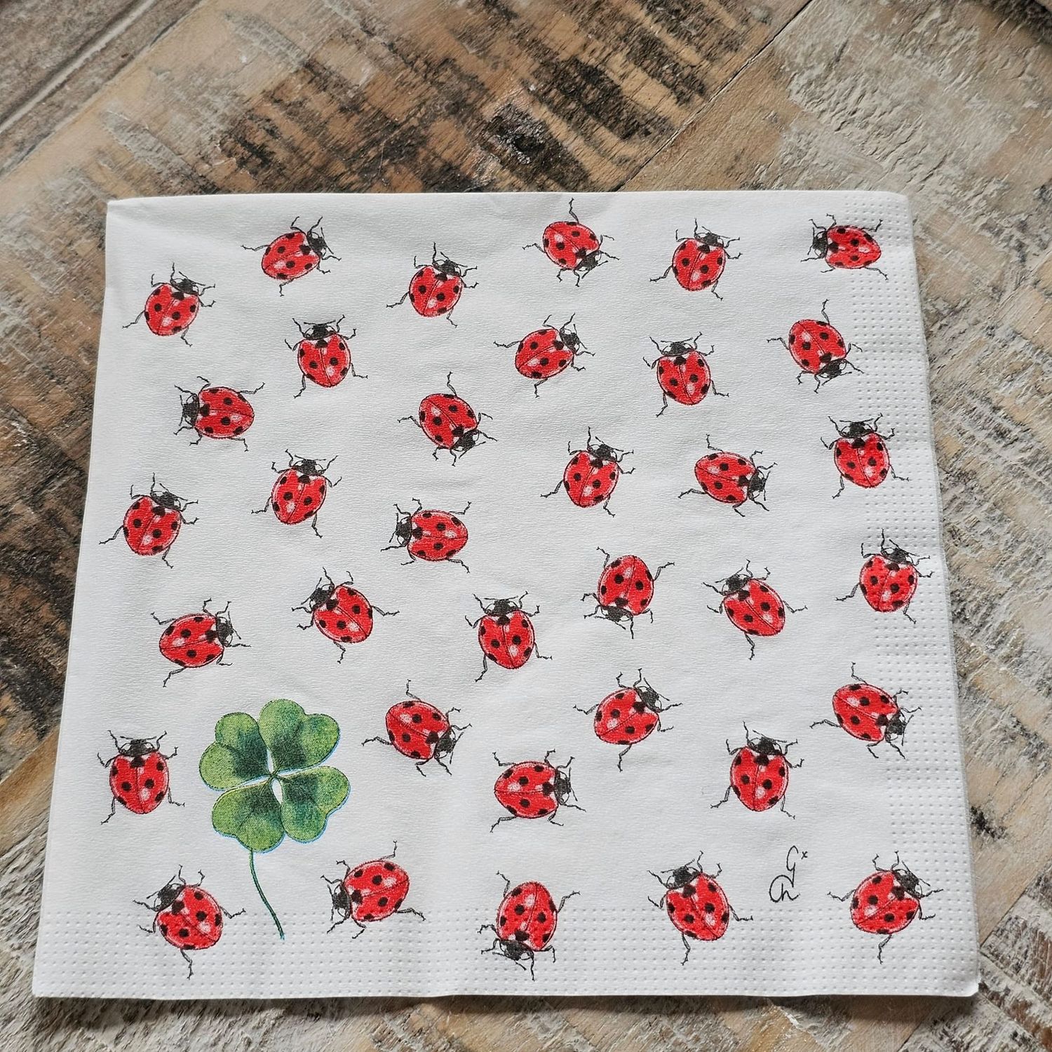 Serviette♥Glücklskäferl ♥