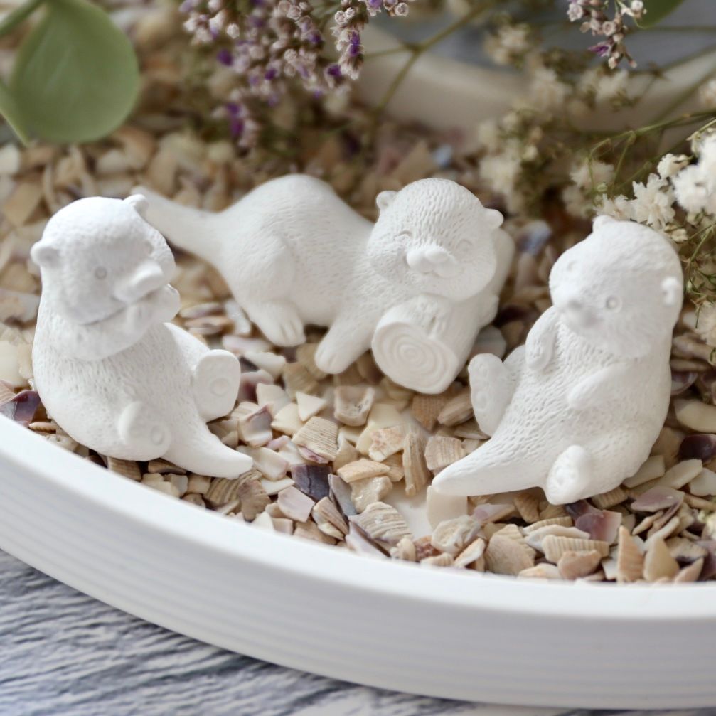 Silikon - Gießform - Zuckersüße Otter Freunde – Multiform