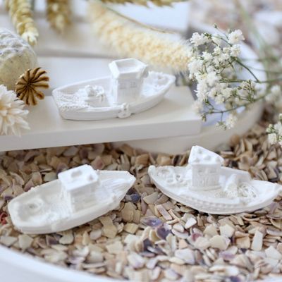 Silikonform - Mini,mini Fischerboot – Maritim/ Gießform – wähle aus 3 Varianten