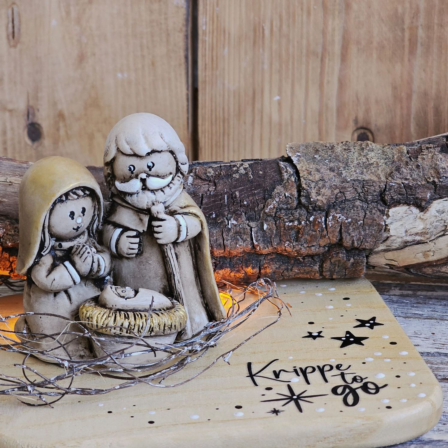 Silikonform/Gießform - Josef, Maria und Jesus – Weihnachten – Krippenspiel