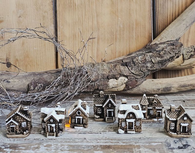 Silikonform/Gießform - Mini Häuser 2 Varianten – Multiform – Weihnachten Silikonform/Gießform - Mini Häuser 2 Varianten – Multiform – Weihnachten