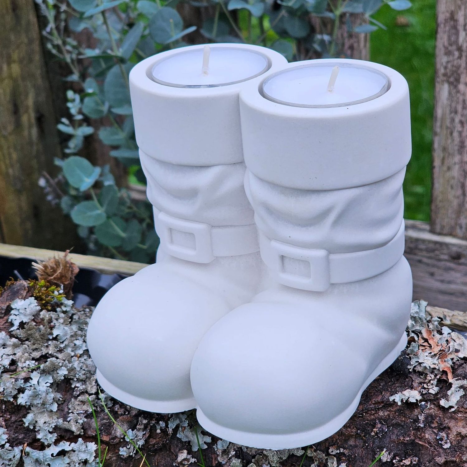 ​Silikonform Santa Claus Stiefel/Tellerhalter /Weihnachtsmannstiefel/Weihnachten /Teelichthalter Gießform
