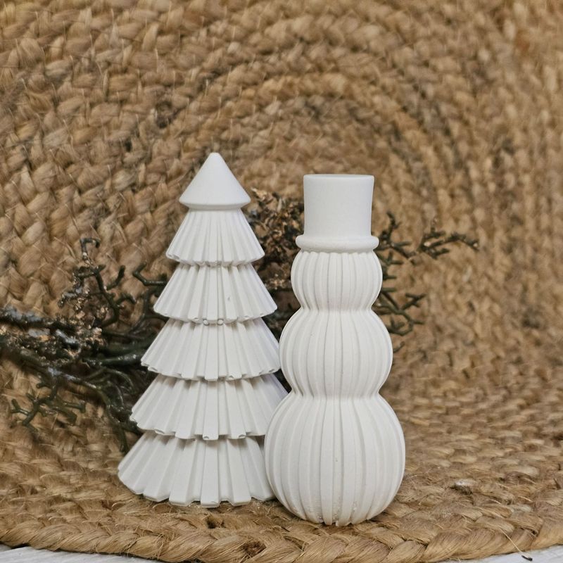 Silikonform Weihnachtlicher Tannenbaum, Schneemann, Kerzenständer – mit Rillen / Streifen – Weihnachten – wähle aus 3 Varianten/Gießform Silikonform Weihnachtlicher Tannenbaum, Schneemann, Kerzenständer – mit Rillen / Streifen – Weihnachten – wähle aus 3 Varianten/Gießform