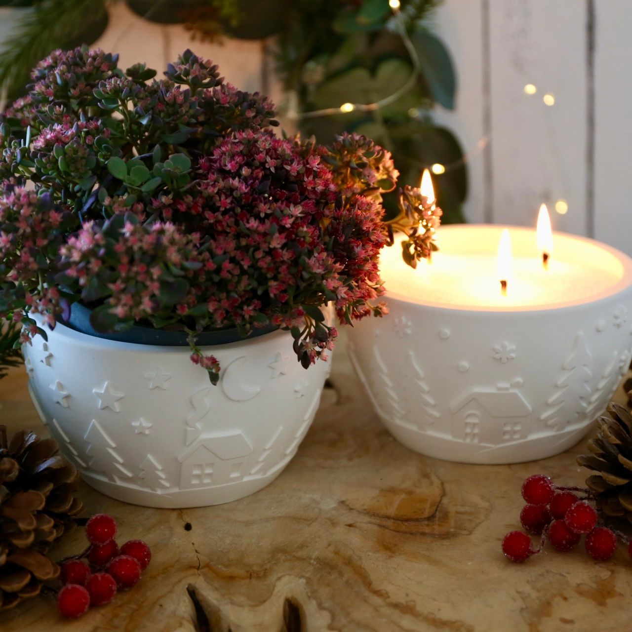 Silikonform Winterlandschaften Dekoschale/Kerzenschale /Pflanzschale/Herbst/Weihnachten /Teelichthalter/DIY/ Silikonform Winterlandschaften Dekoschale/Kerzenschale /Pflanzschale/Herbst/Weihnachten /Teelichthalter/DIY/