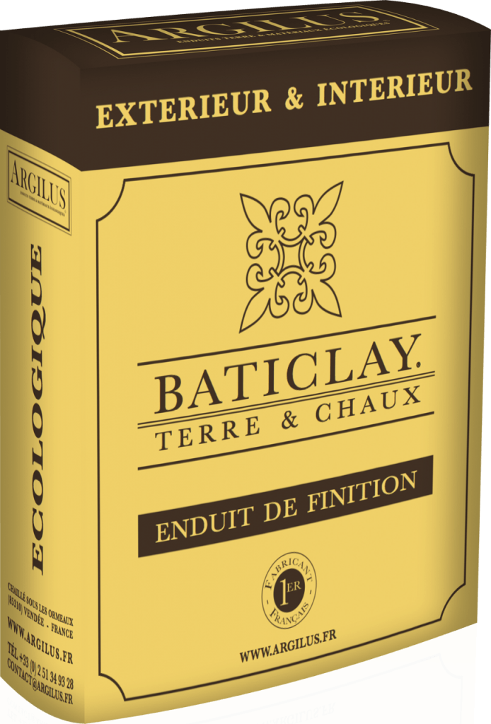 enduit Terre-chaux Argilus Corps d'enduit baticlay