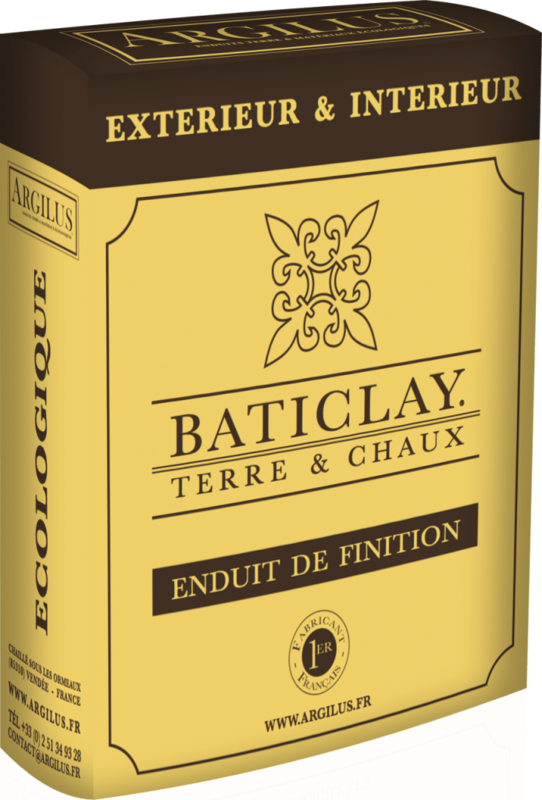 enduit Terre-chaux Argilus Corps d'enduit baticlay