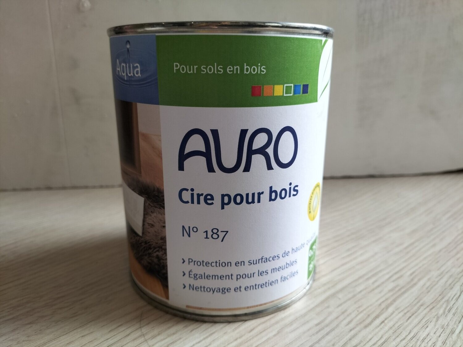 Auro  N° 187 Cire pour bois  0,75 L
