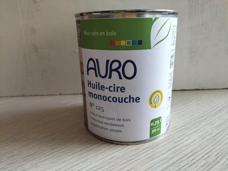 Auro N°125 huile-cire monocouche 0,75 L